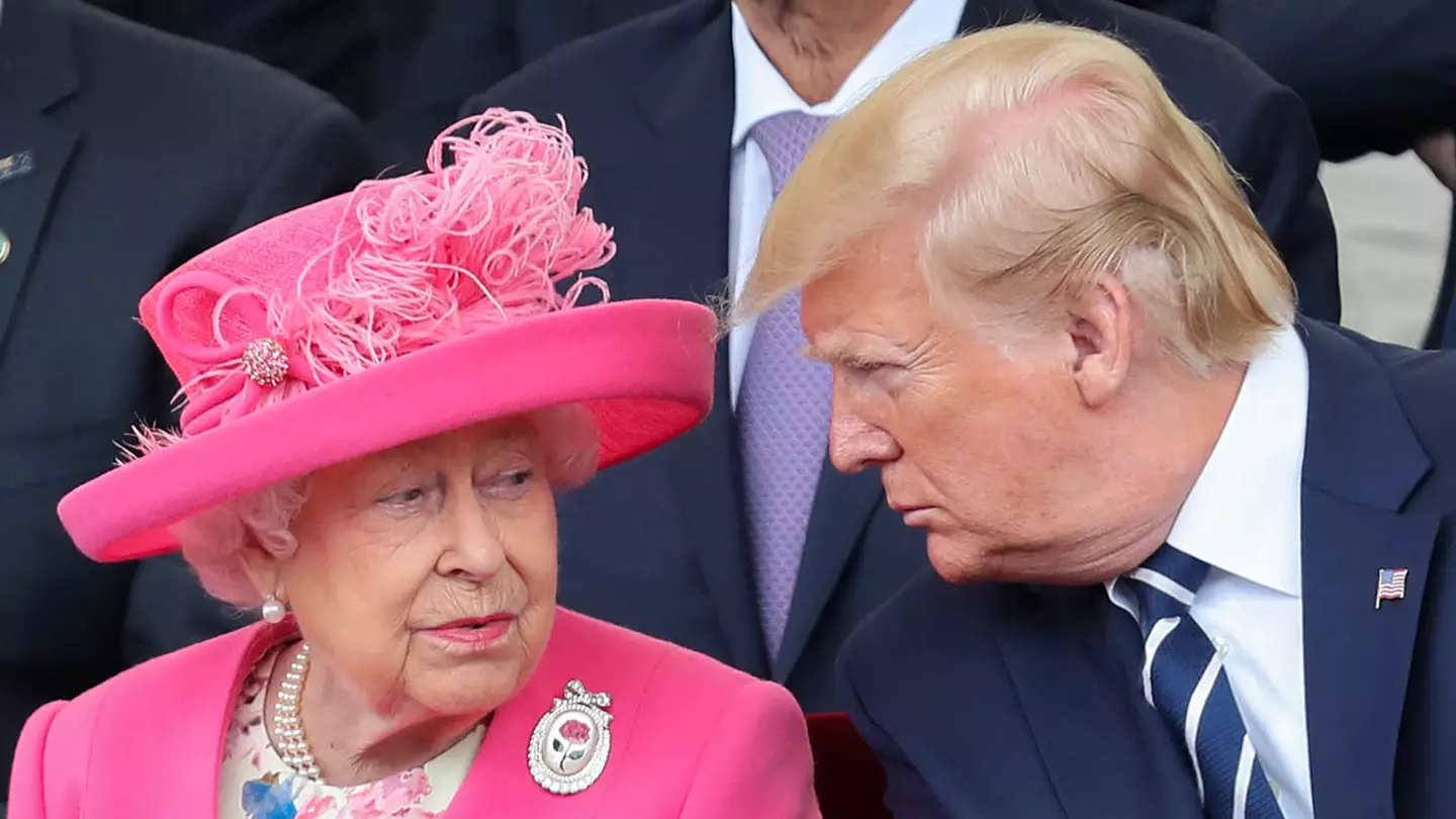 The Queen made savage six-word joke about Donald Trump during his first presidency