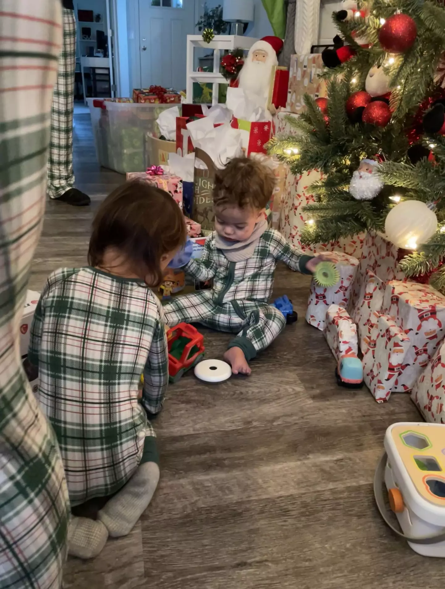 The mum politely asks family and friends not to buy toys.