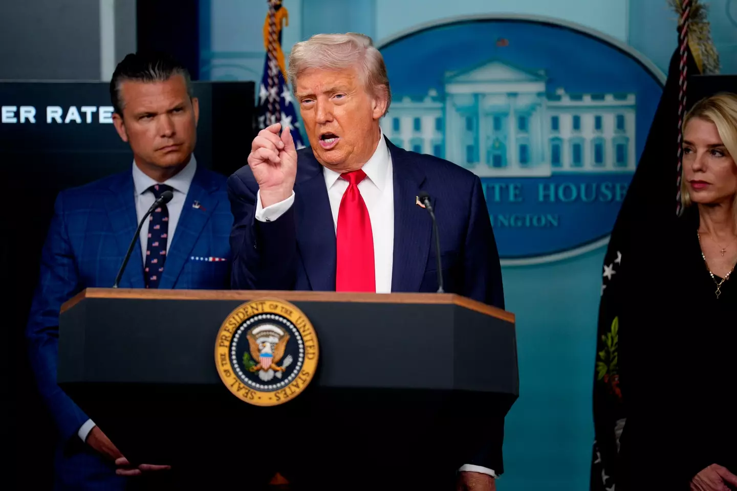 Trump and his administration condemned the series (Andrew Harnik/Getty Images)