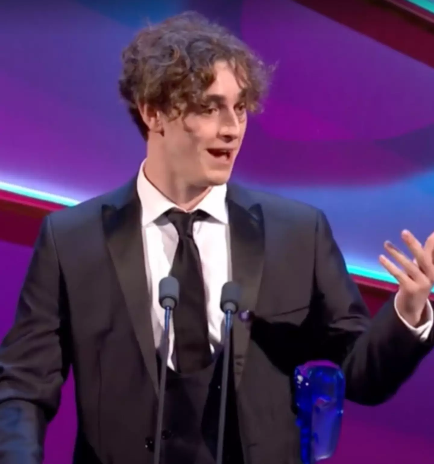 Fans praised the teen for 'nailing' the speech. (BBC)