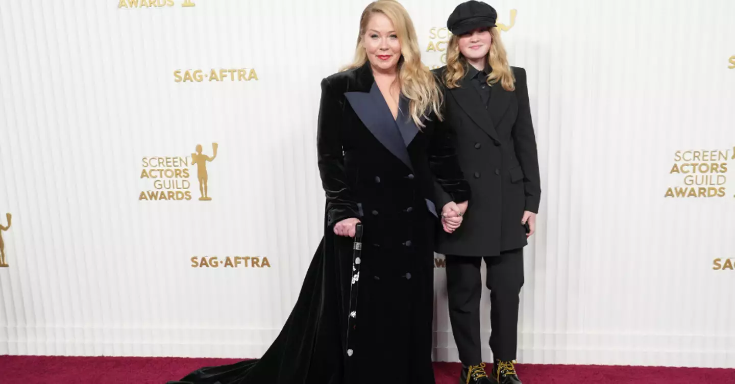 The Dead To Me star was with her daughter Sadie.