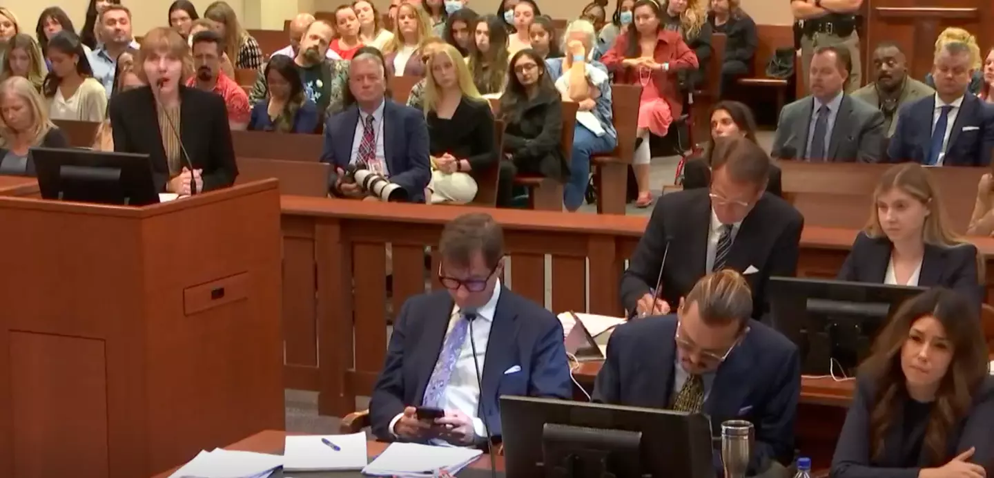 Elaine Bredehoft asked questions about intimate partner violence.