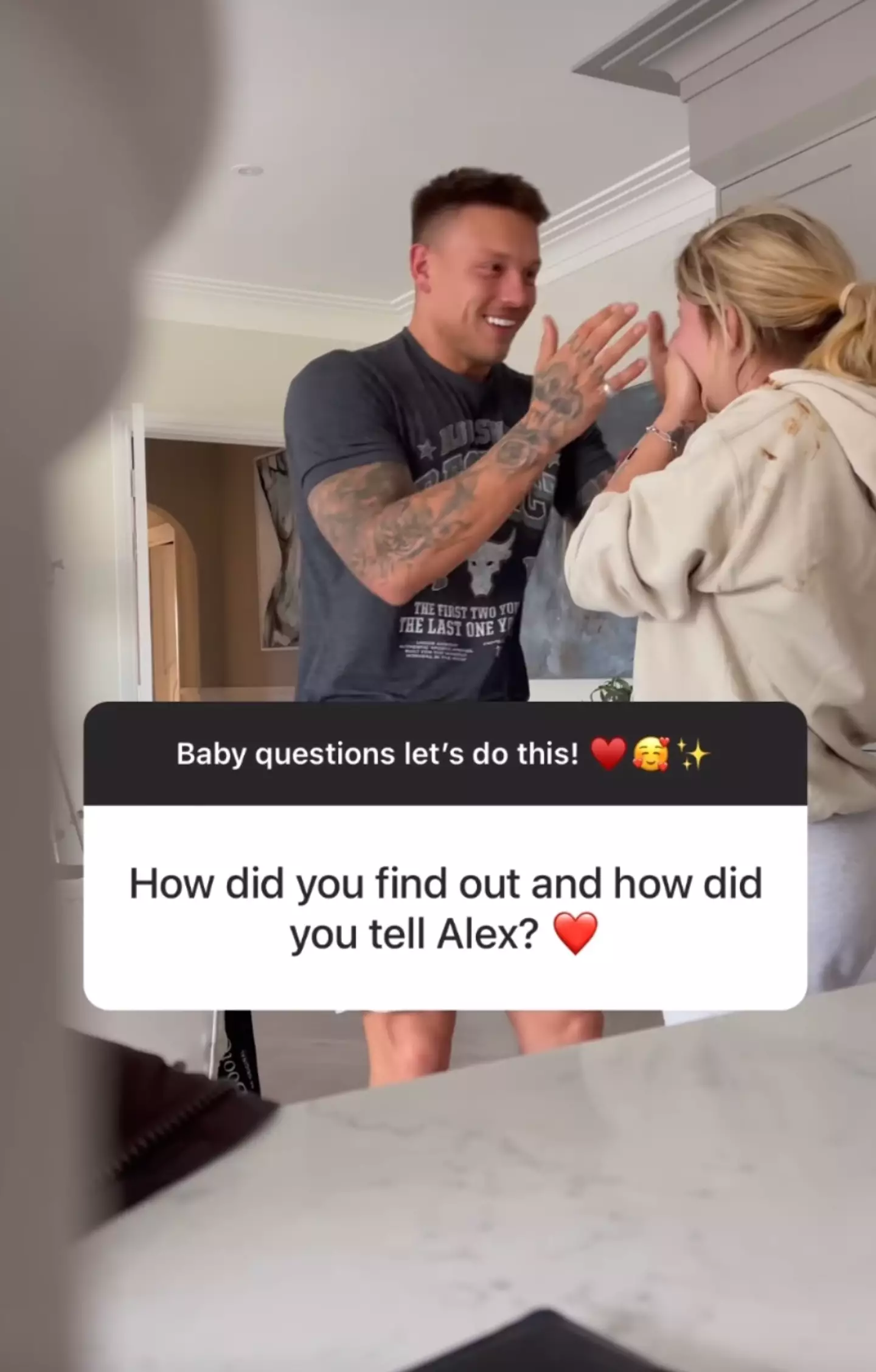 Olivia shared the full video (