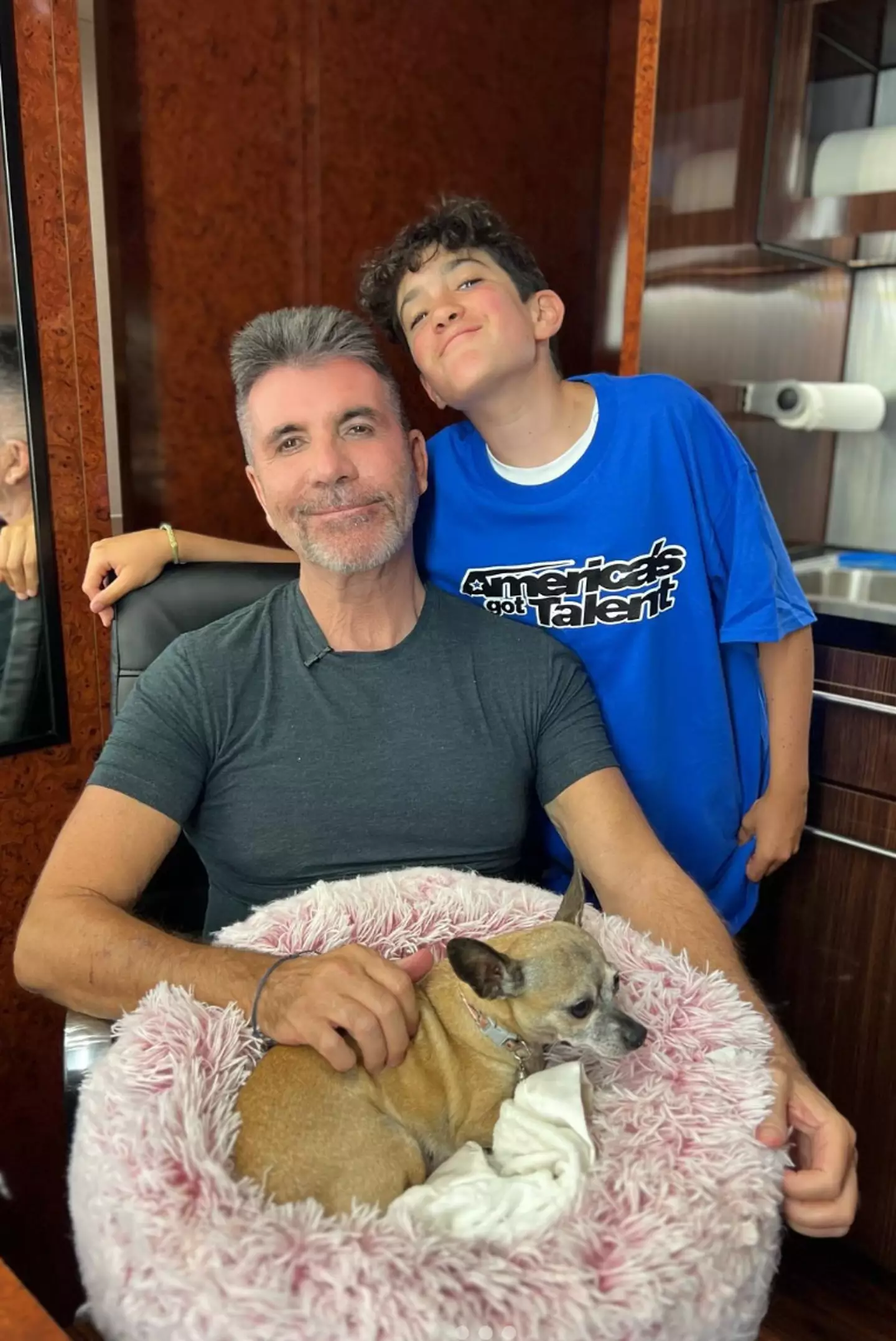 Fans can't get over how much Eric has grown - and how much he resembles his dad (Instagram/@simoncowell)