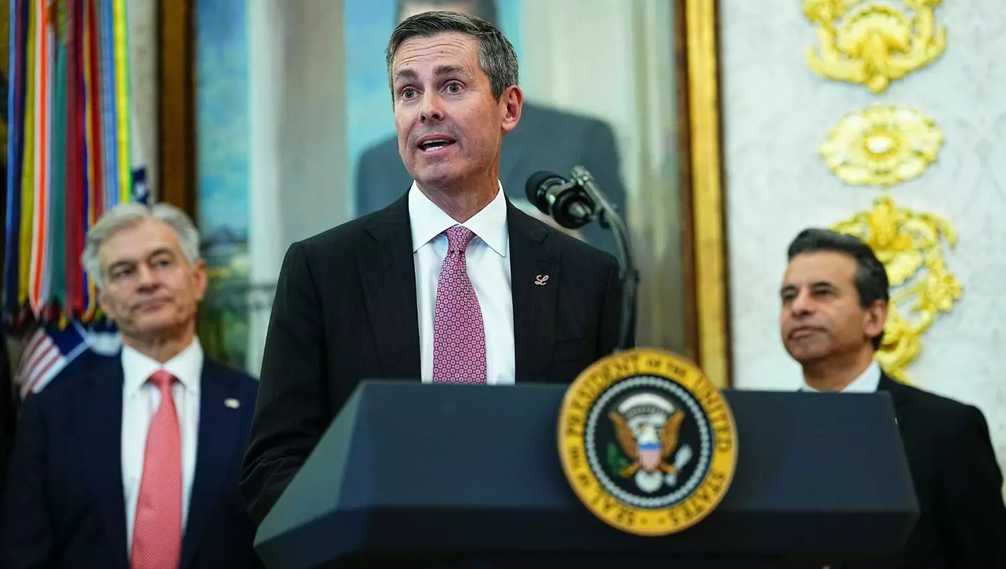 David Ricks confirmed the person who fainted had been invited on behalf of Eli Lilly (Aaron Schwartz/Bloomberg via Getty Images)