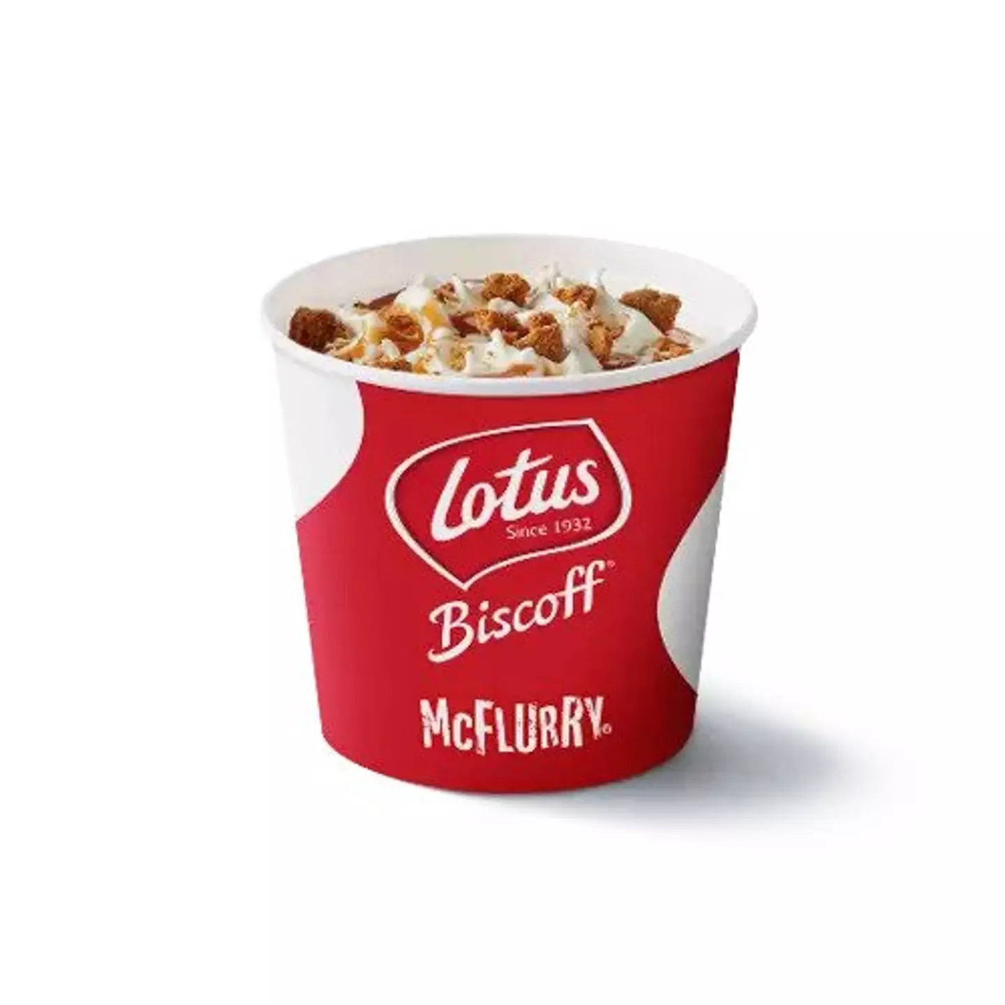 The Lotus Biscoff McFlurry is out in the UK now!