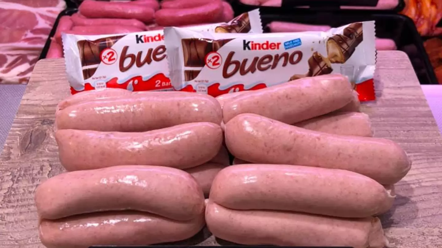 You Can Now Buy Kinder Bueno Flavoured Sausages And We're Confused