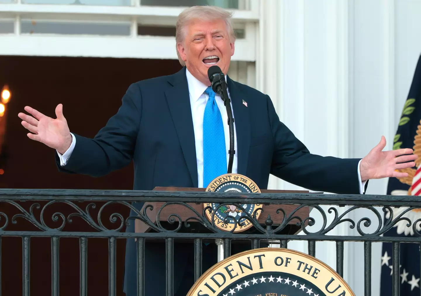 Trump announced tighter immigration earlier this year (Anna Moneymaker/Getty Images)