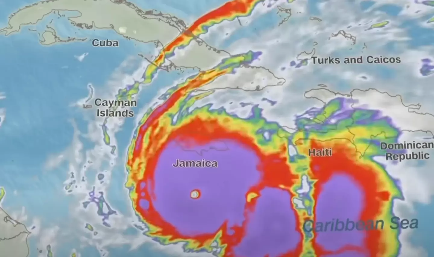 Jamaica is currently sitting in the eye of the hurricane (7News)