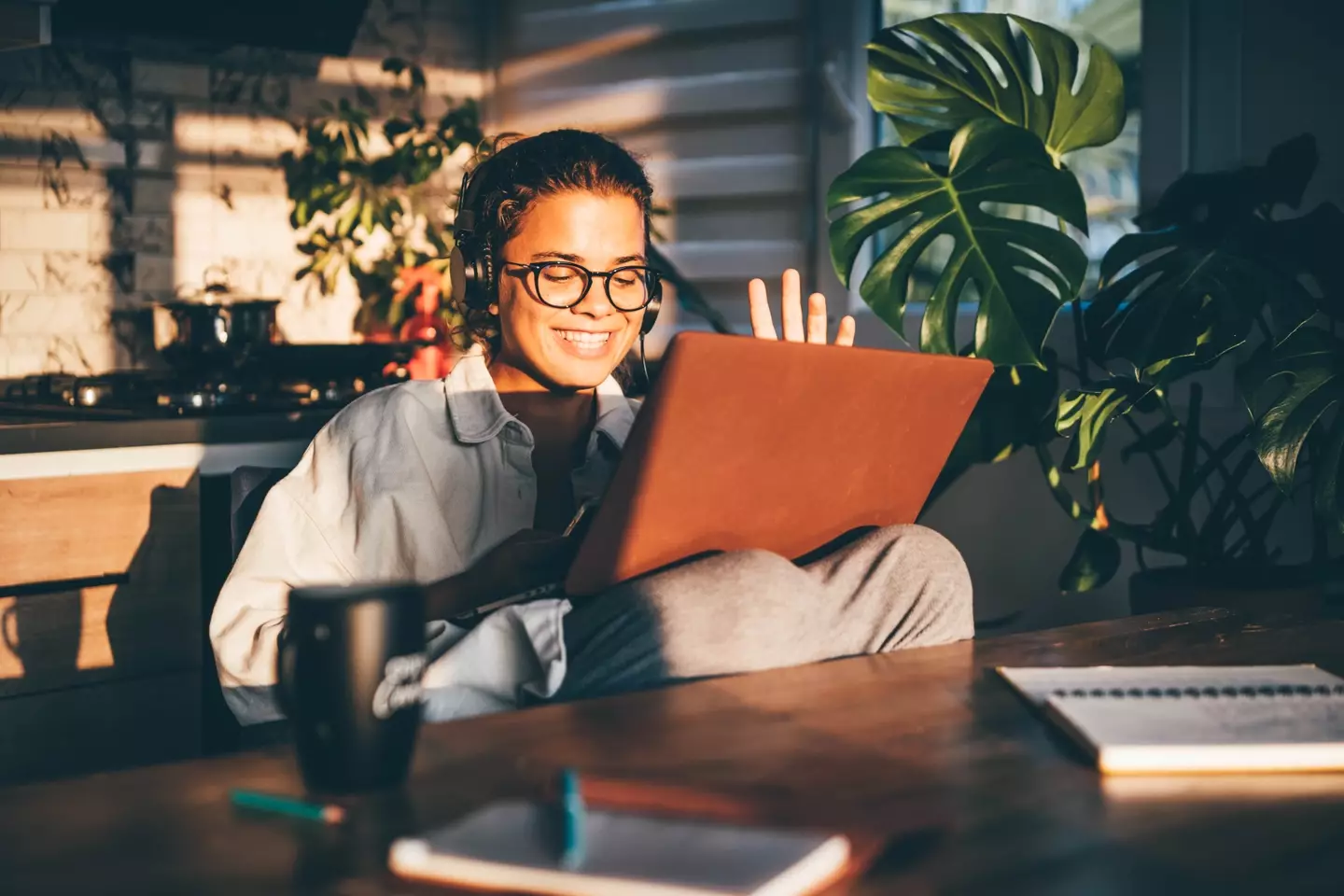 Yeah, definitely not the face her 'B squad' guests were making when they were watching on Zoom (Maria Korneeva / Getty Images)