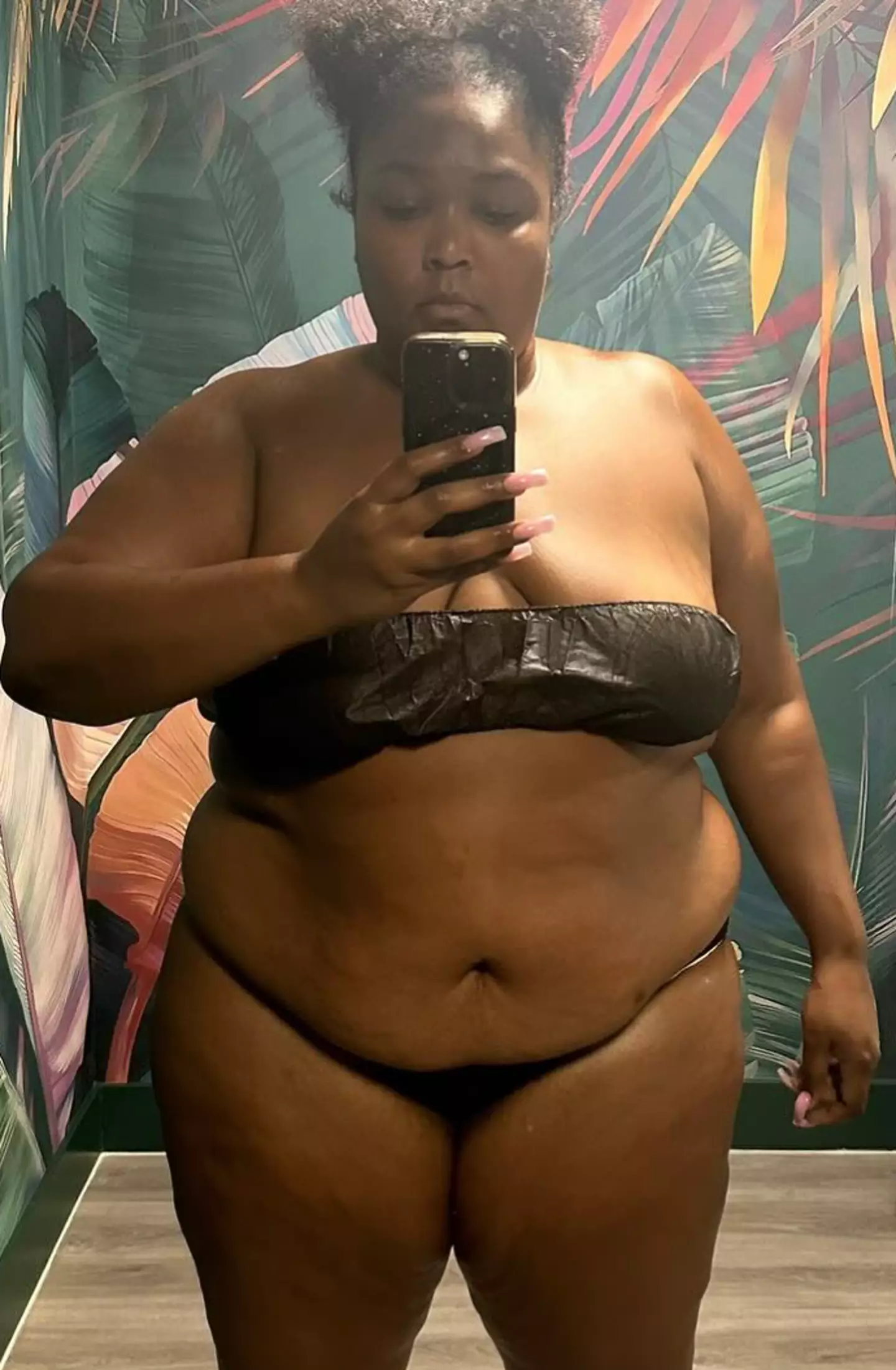 Although she dabbled in Ozempic at the beginning of her journey, the singer credits the weight loss to dieting and lifestyle changes (Instagram/lizzobeeating)