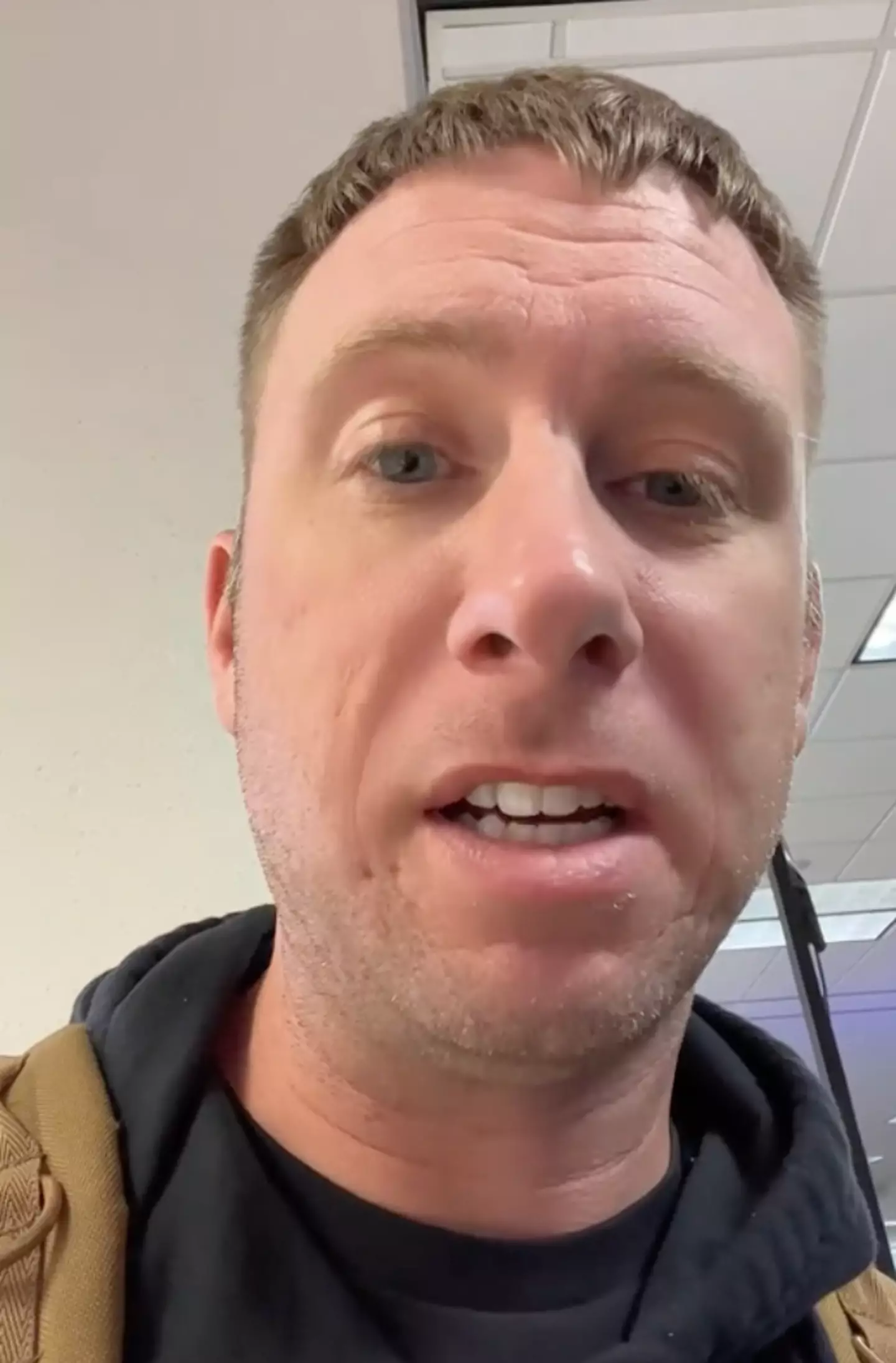 The man took to TikTok to explain the ordeal.