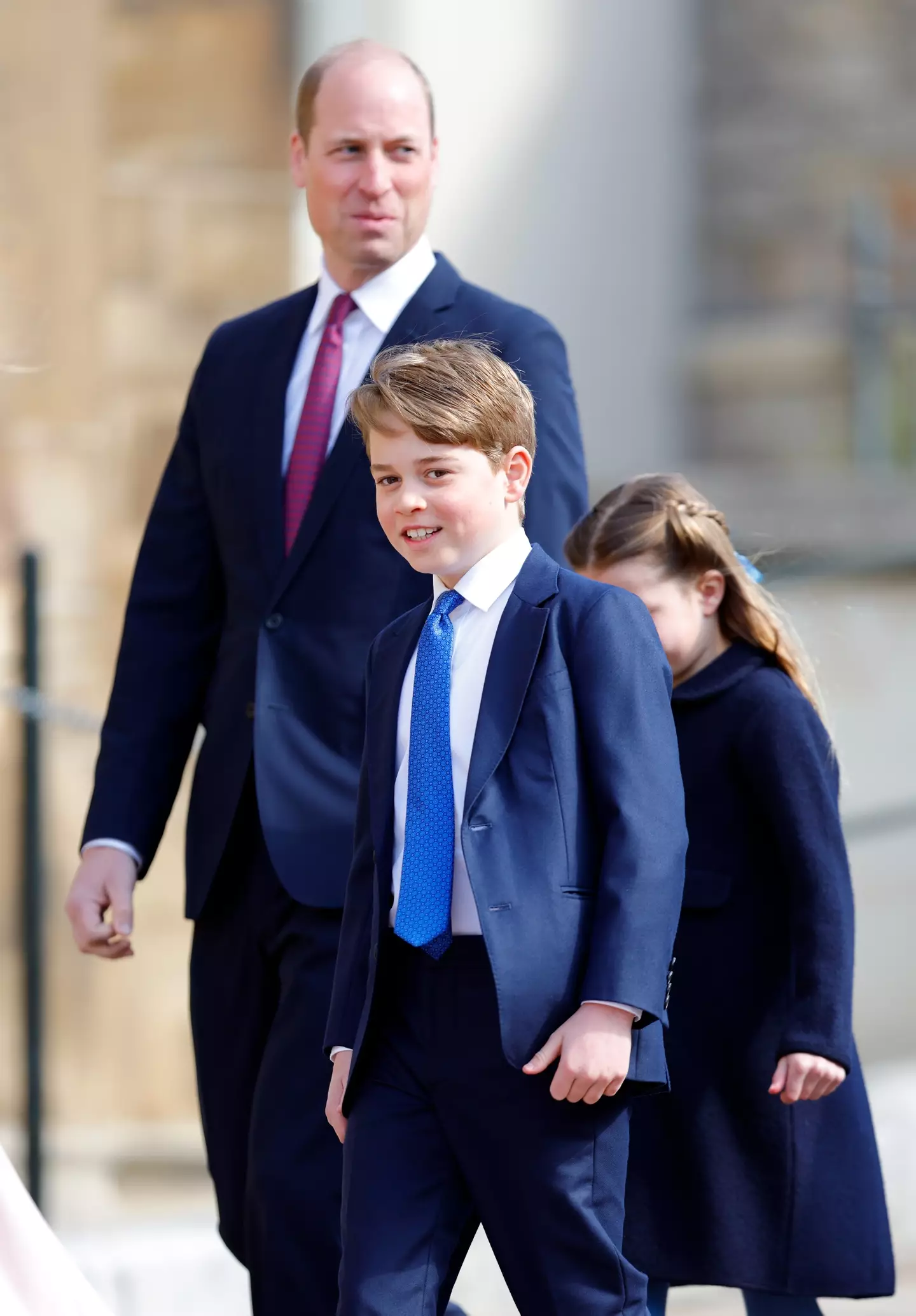 William admitted that their decision not to allow George to have a phone is 'becoming a bit of a tense issue' (Max Mumby/Indigo/Getty Images)