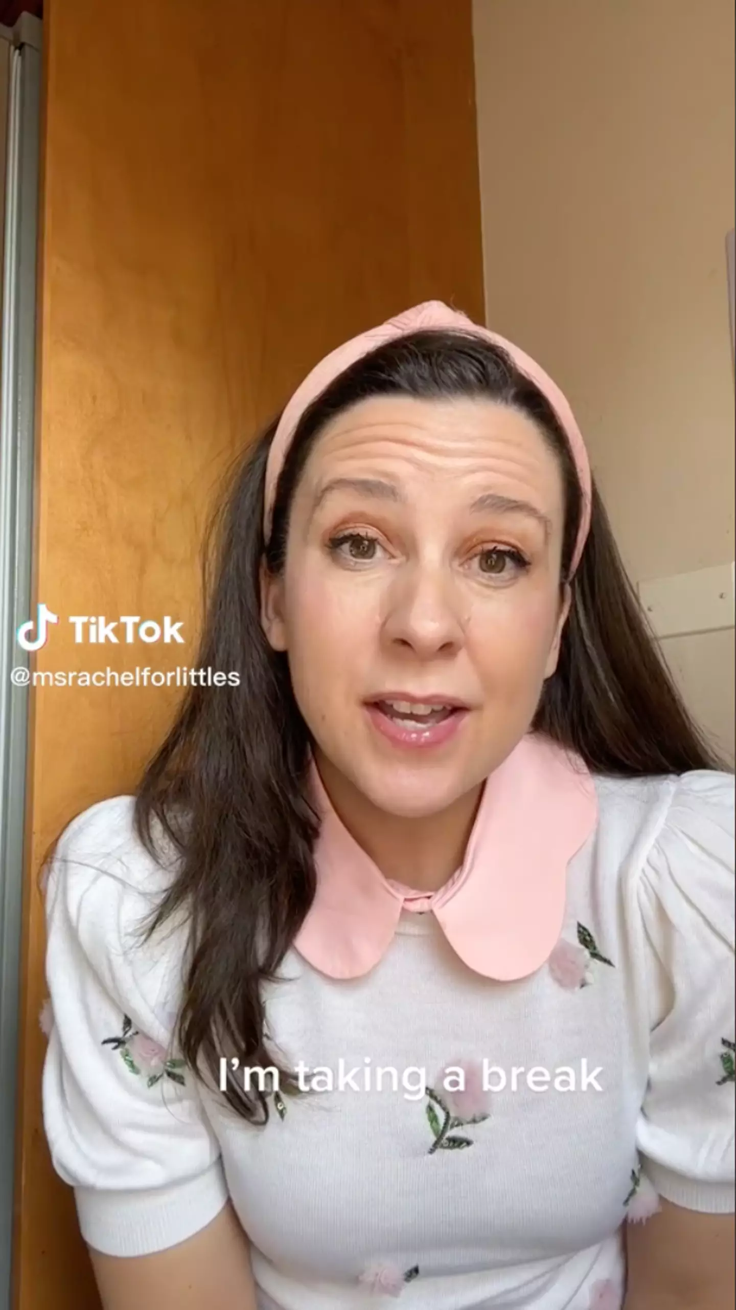 Ms Rachel has decided to come off TikTok for a while.