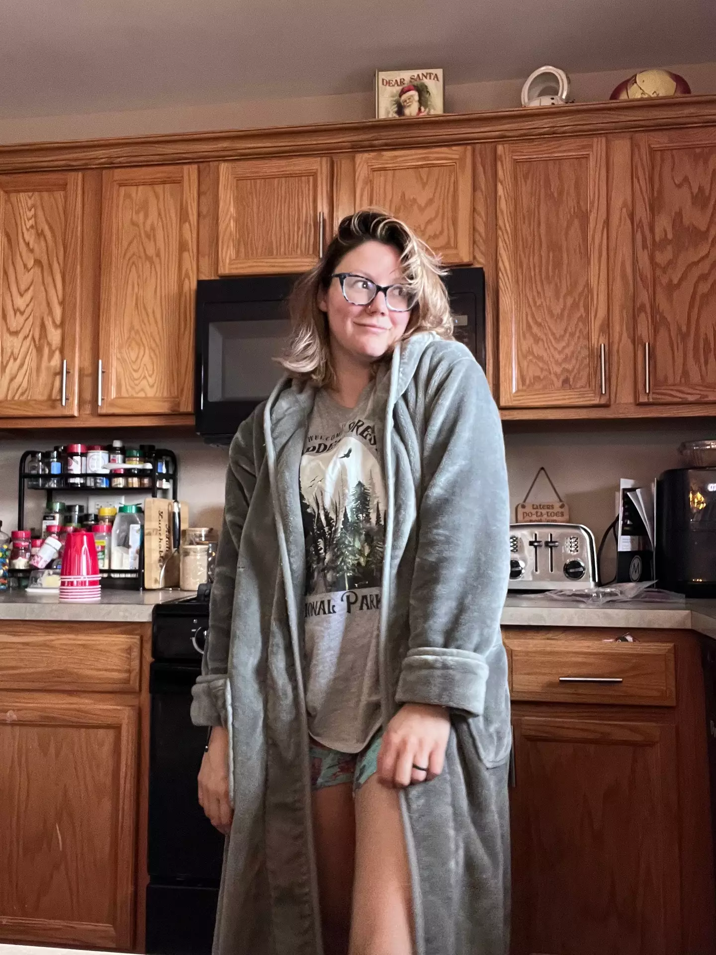 Emily Feret is very calm when discipling her children.