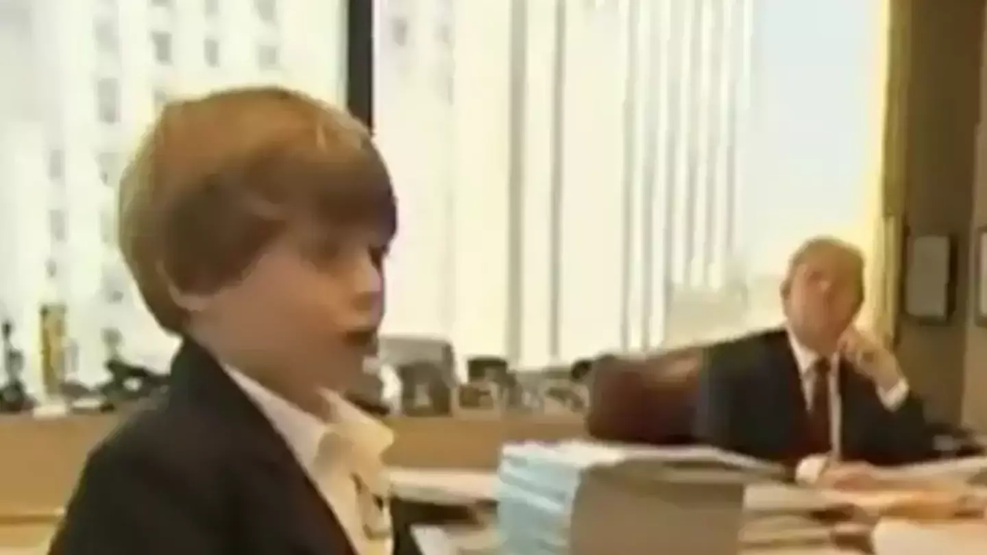 Rare clip of Barron Trump as a child leaves viewers in shock at his accent