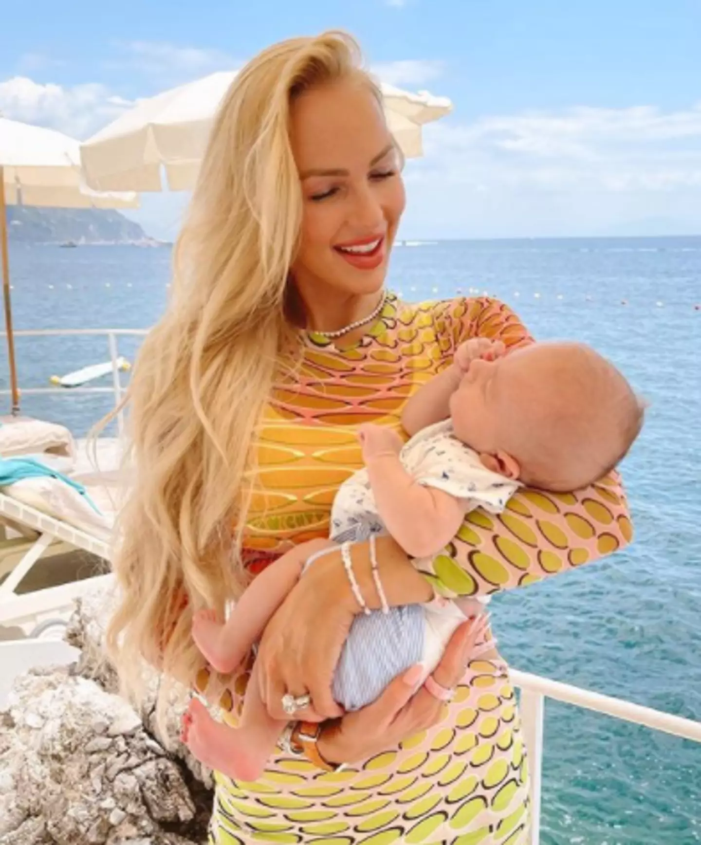 Christine's pregnancy and new venture into motherhood was a key part of Selling Sunset's season four (
