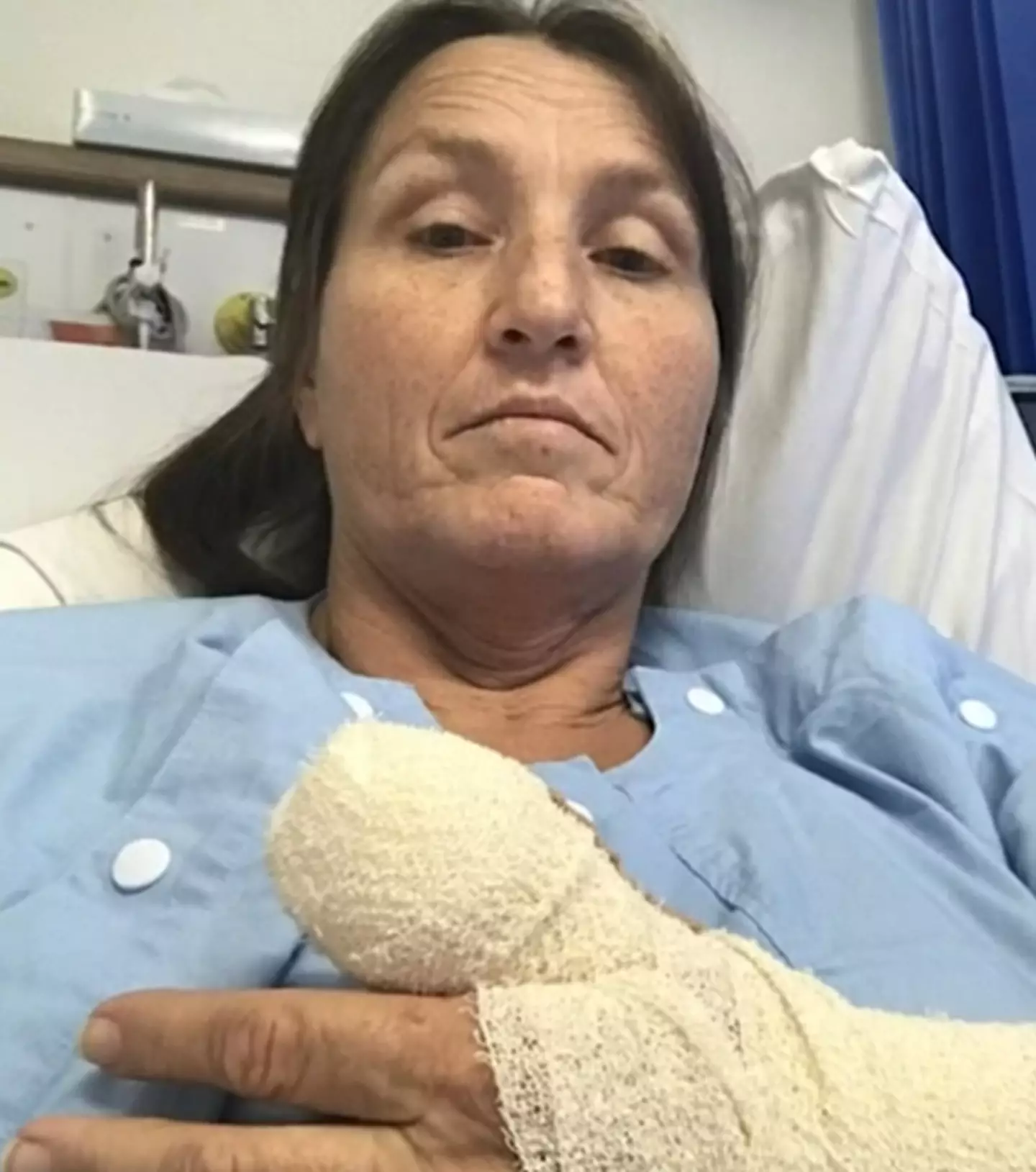 Sue is seeking compensation.