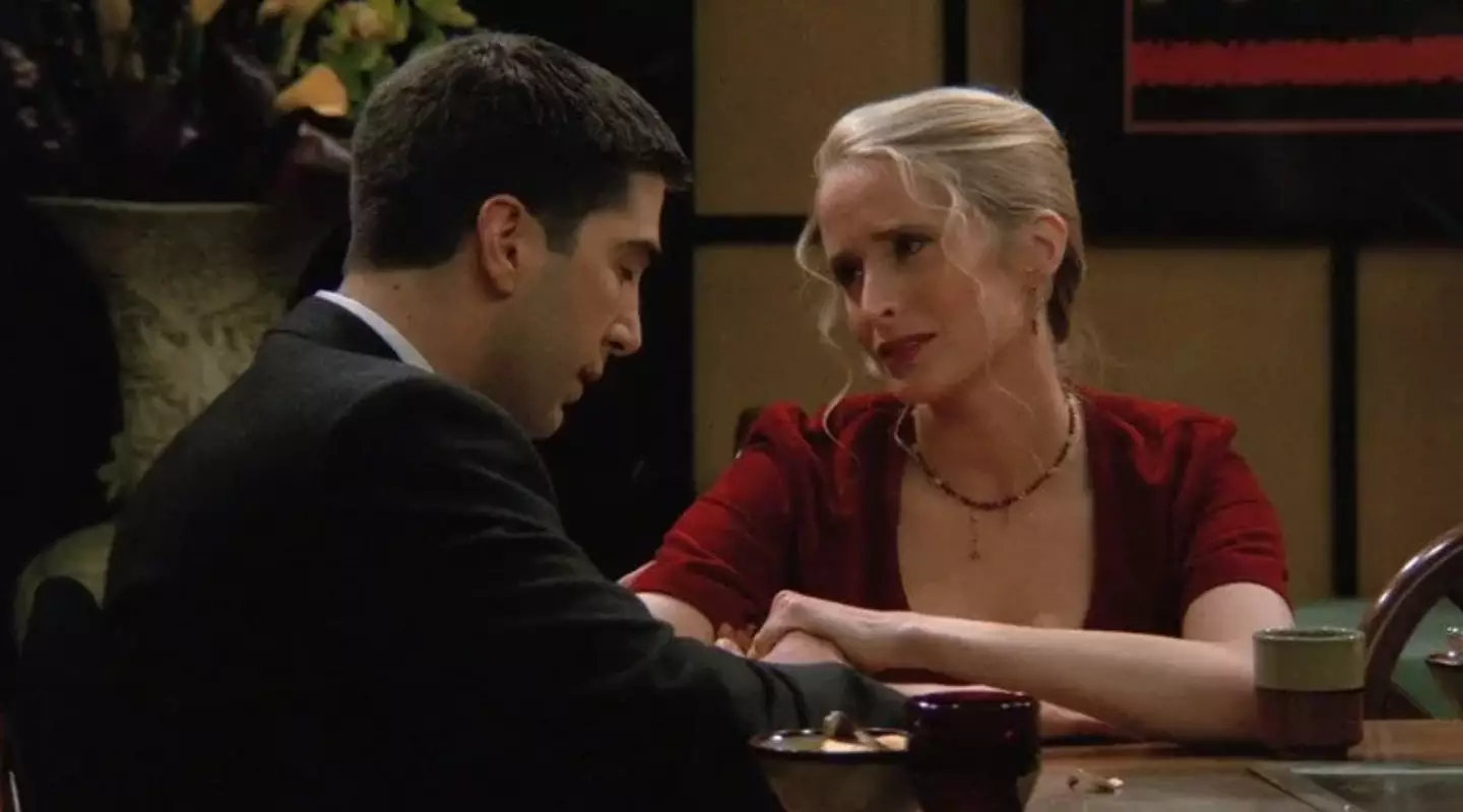 Ross divorced wife Carol on the show. (NBC)