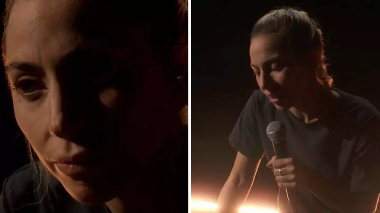 Lady Gaga praised for performing with no make-up and in jeans at Oscars