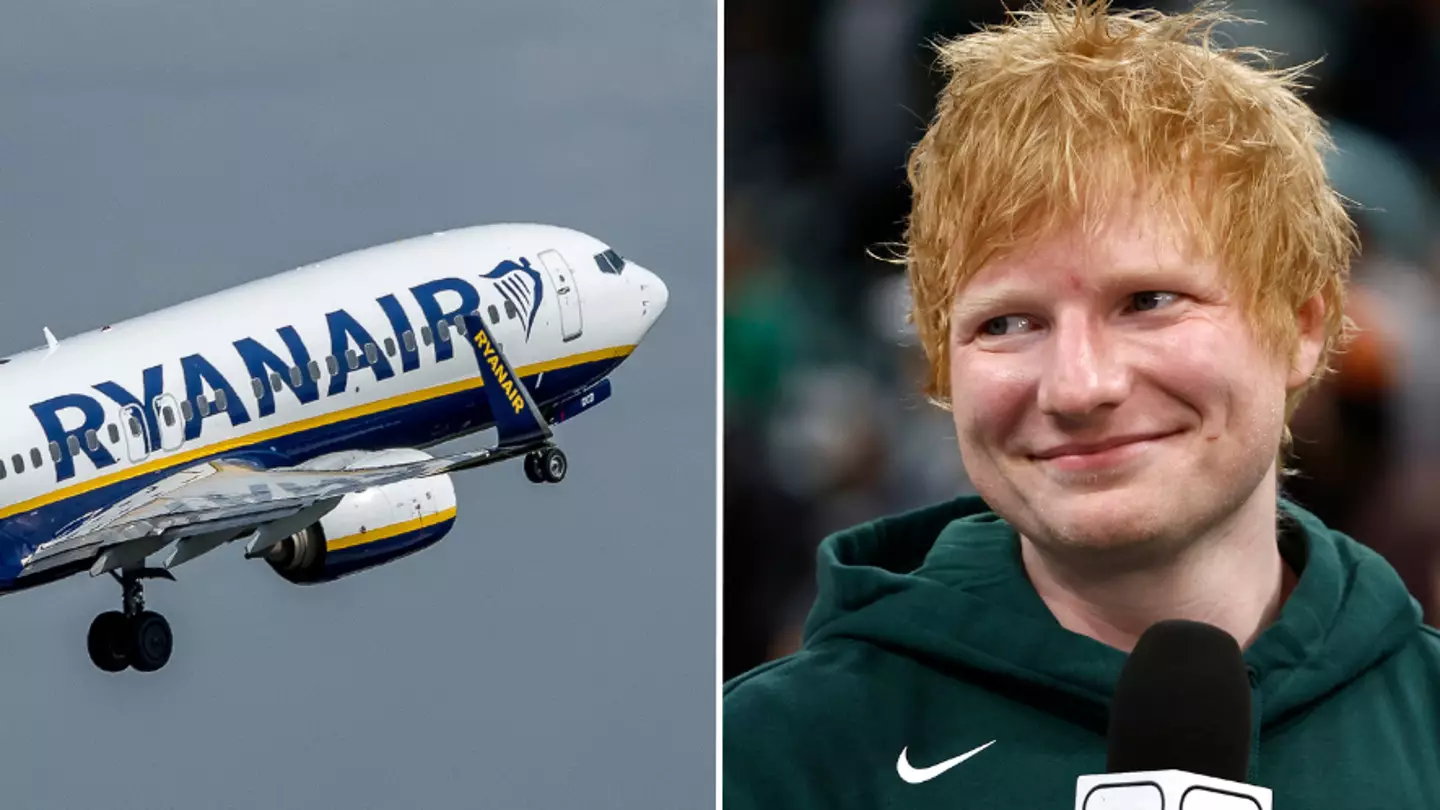 Ryanair makes completely unprovoked brutal dig at Ed Sheeran
