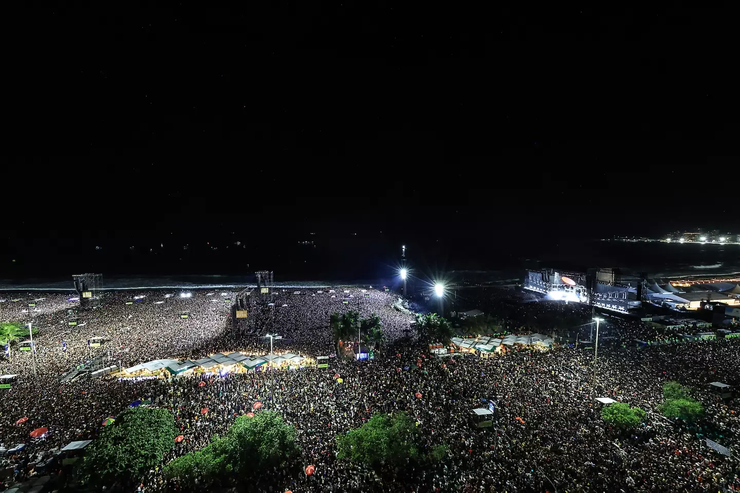 Over two million people attended the concert (Buda Mendes/Getty Images)