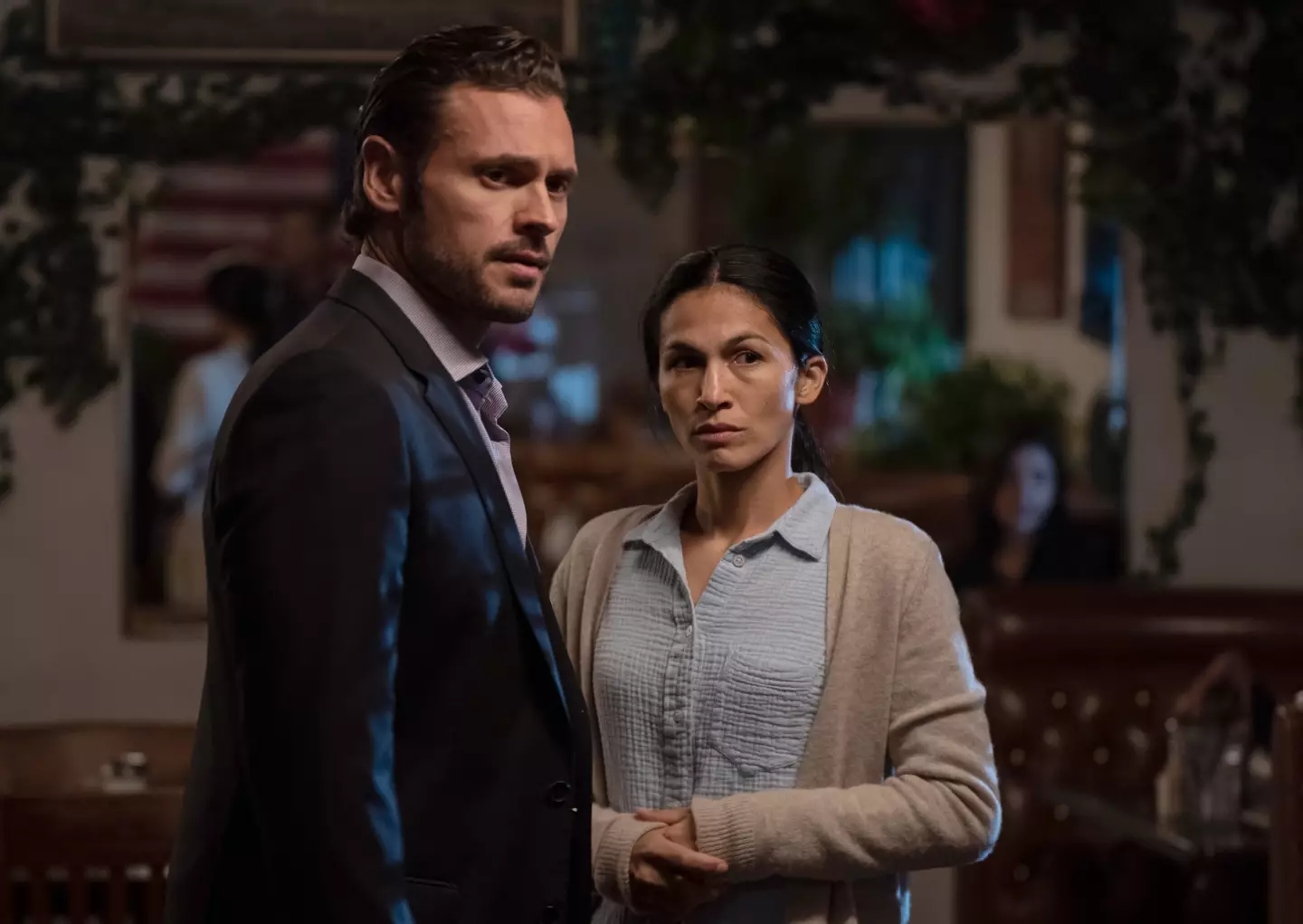 Viewers hail The Cleaning Lady for its 'drama in every scene in every episode'. (Sky)