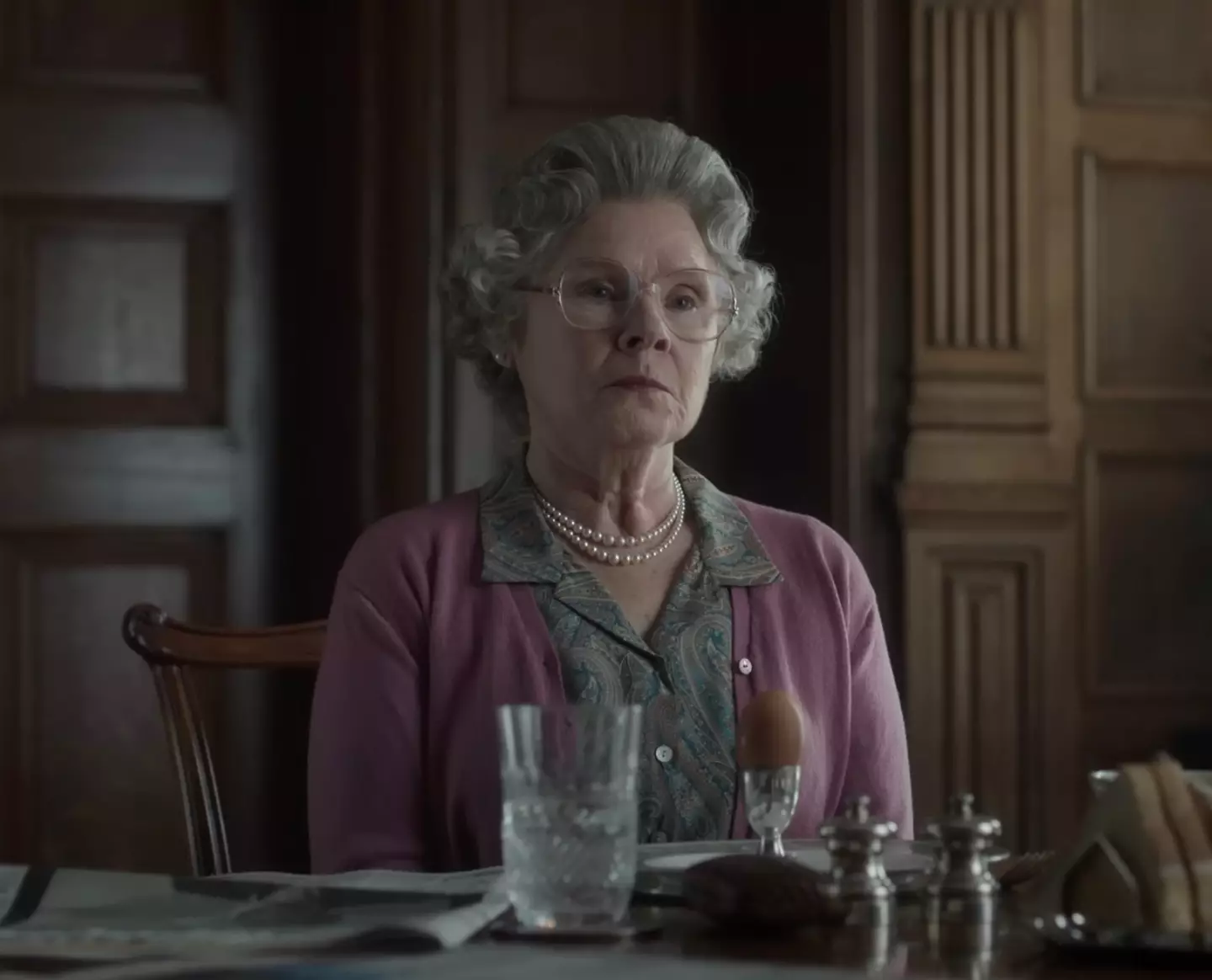 Imelda Staunton plays Queen Elizabeth II.