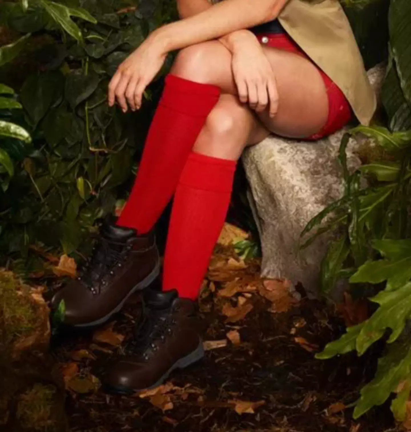 What's with the red socks? (ITV)
