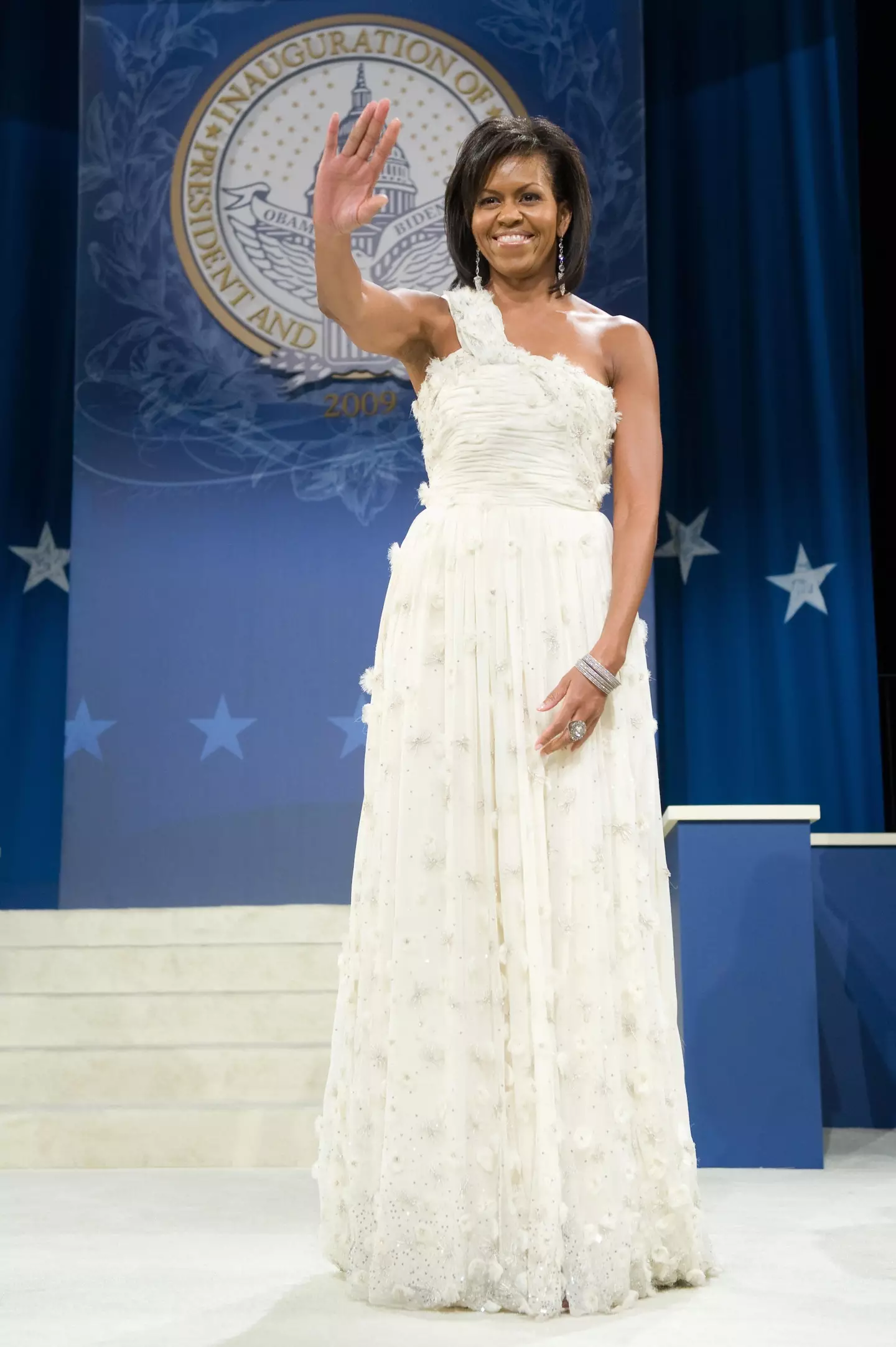 Michelle said was keen to showcase the best designers and the diversity that 'makes America great' (Marcus Ingram/Getty Images)