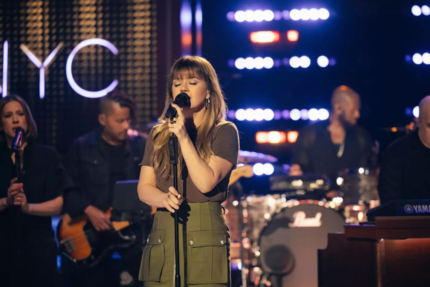 Kelly explained she first started her weight loss journey a few years ago after she watched back a performance of herself (Weiss Eubanks/NBCUniversal via Getty Image)