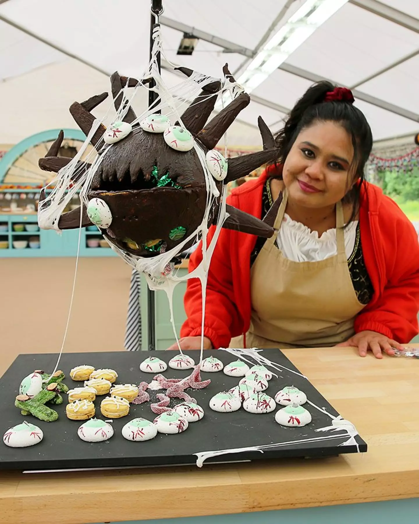 Syabira with her Showstopper (Channel 4)