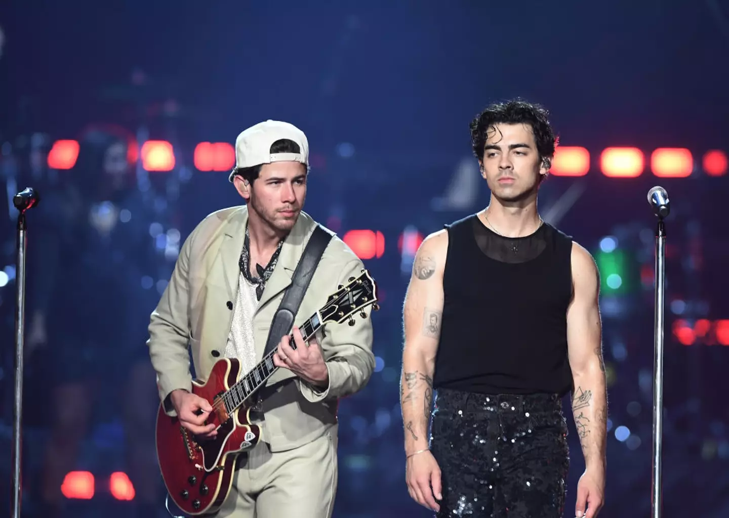 Nick and Joe Jonas went head to head for the role of Fiyero (Bryan Steffy/Getty Images)