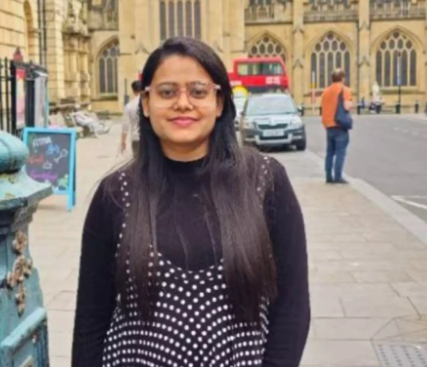 Bhumi Chauhan explained how she missed boarding for the flight by a few minutes (BBC)