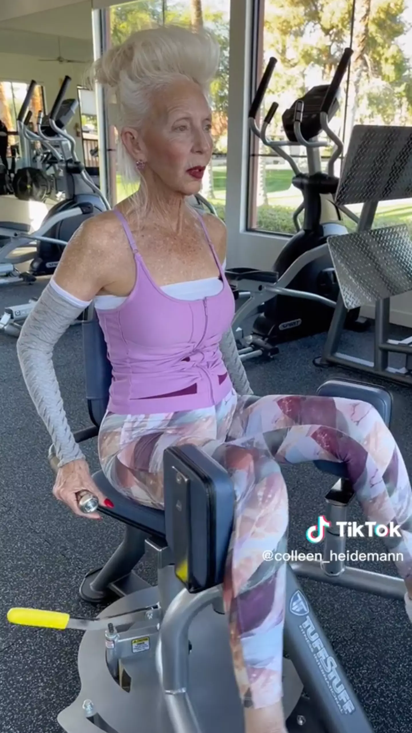 She swears by staying active.