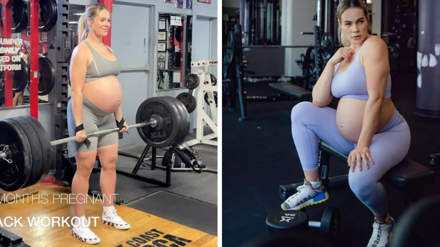 Fitness Instructor Trolled For Lifting 315lbs Weights While Pregnant