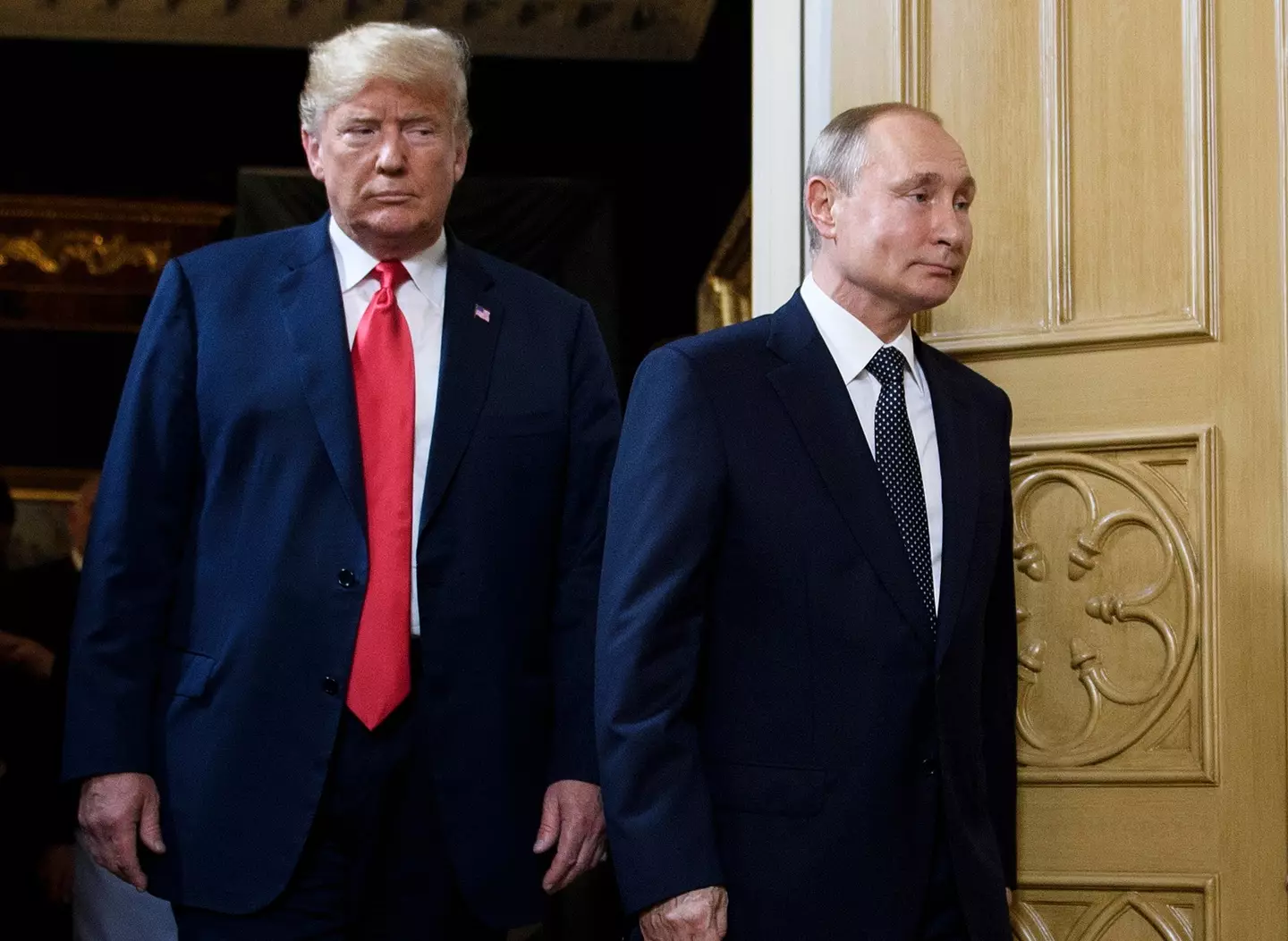 Trump and Putin are set to meet at the Joint Base Elmendorf-Richardson in Anchorage, Alaska, today (15 August) (BRENDAN SMIALOWSKI/AFP via Getty Images)