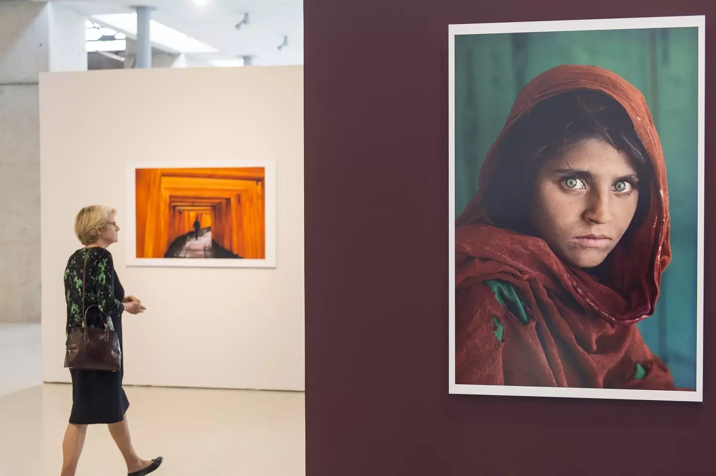 Sharbat Gula became known as the 'Afghan Girl' following her photo being used on the June 2025 cover of National Geographic (Mustafa Kamaci/Anadolu Agency/Getty Images)
