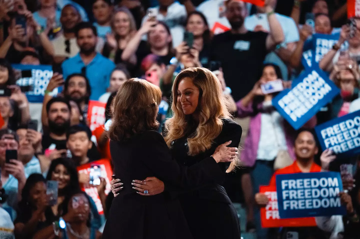 Beyoncé endorsed Kamala Harris as President last year (Jordan Vonderhaar/Getty Images)