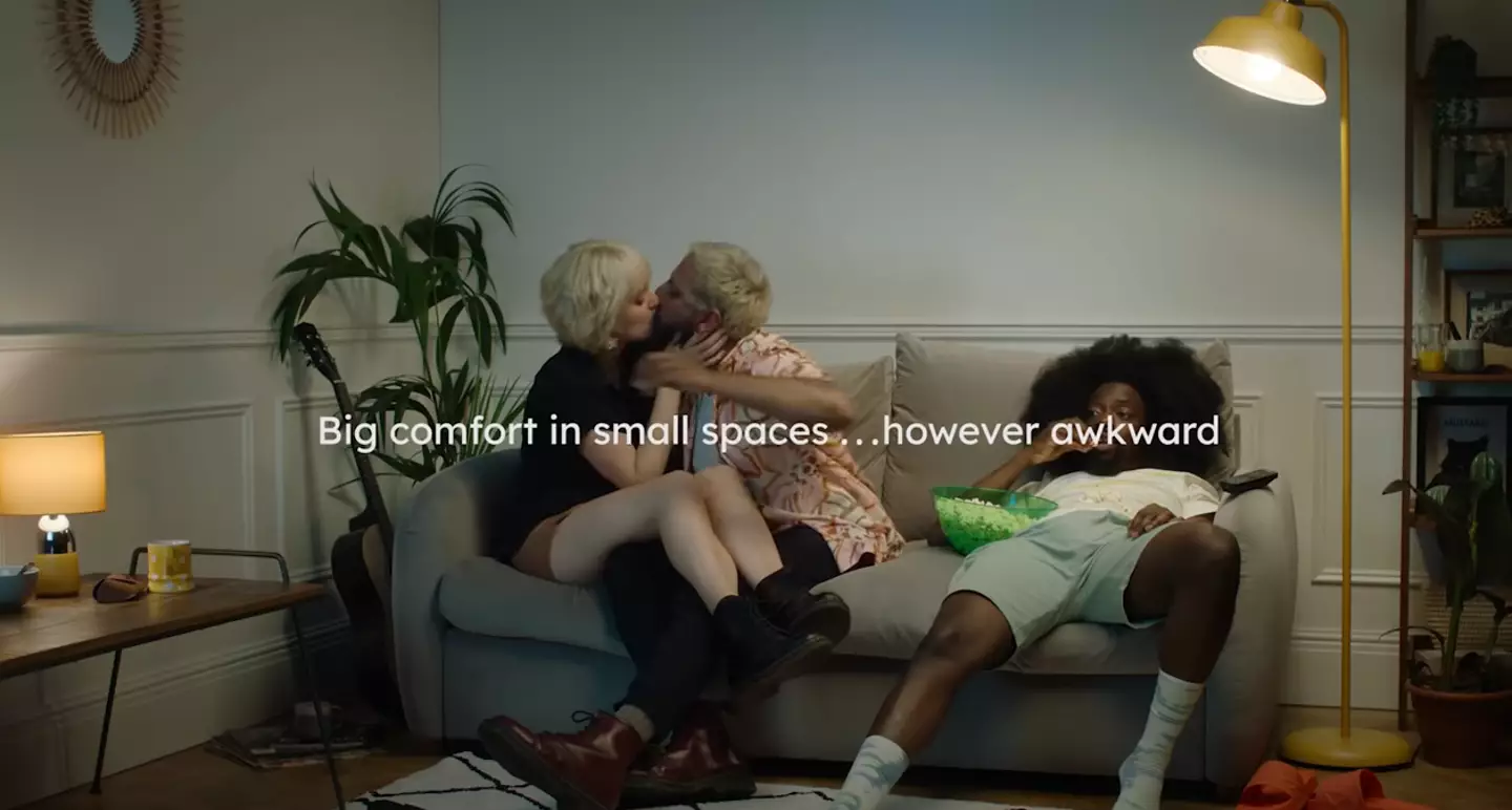 The advert is Snug's latest campaign launching The Small Biggie (