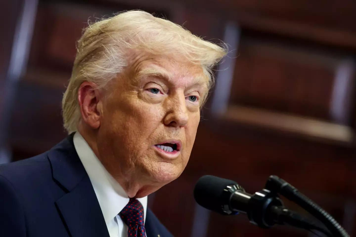 Donald Trump's Greenland announcement sparked controversy (Samuel Corum/Sipa/Bloomberg via Getty Images)