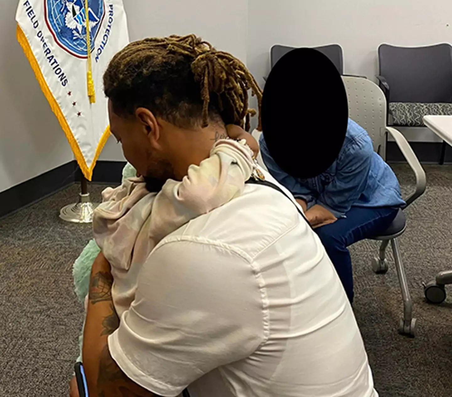 James Williams and his daughter Majesty were reunited two years after she went missing.
