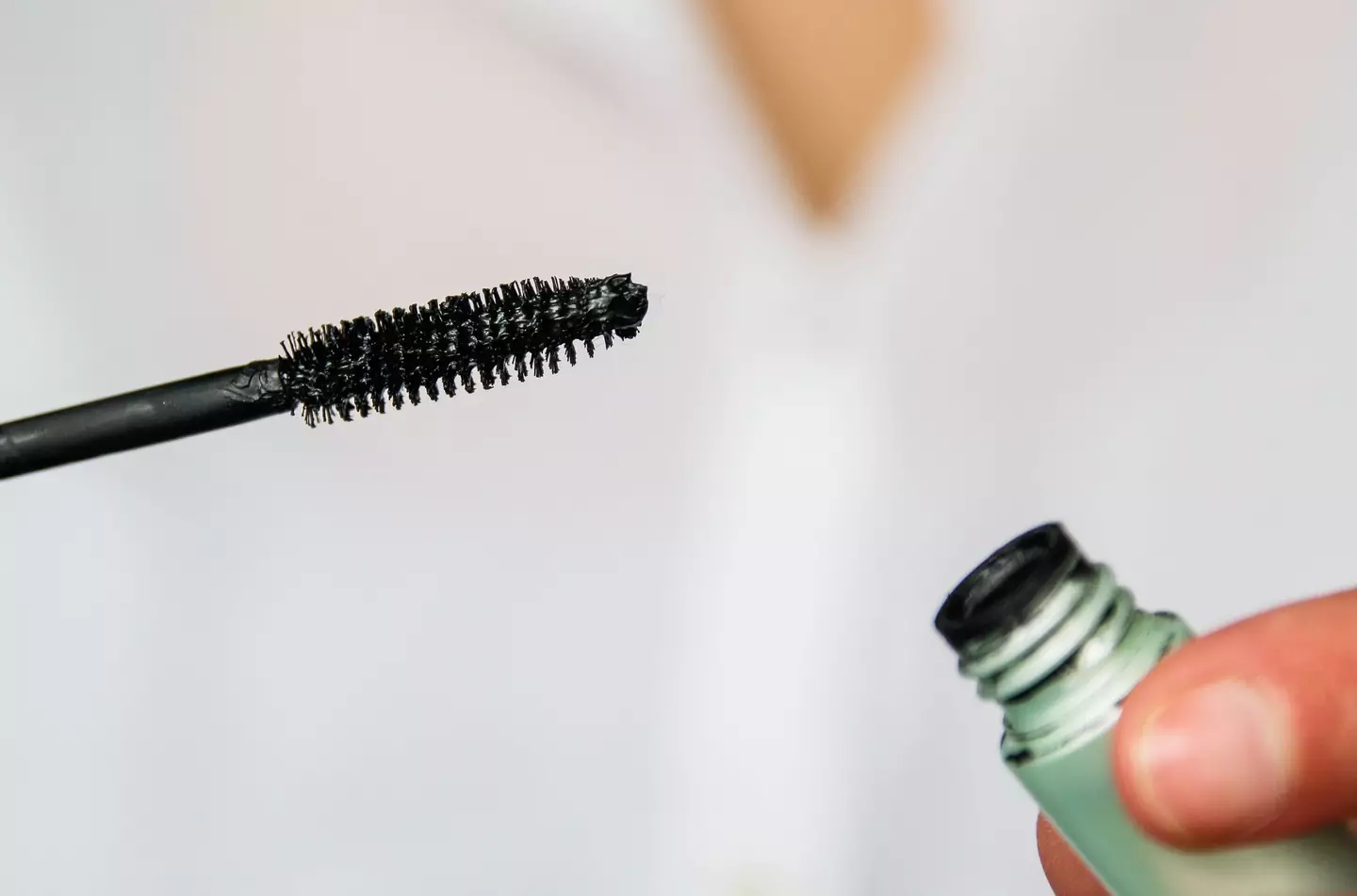 There's all kinds of stuff inside a mascara bottle.