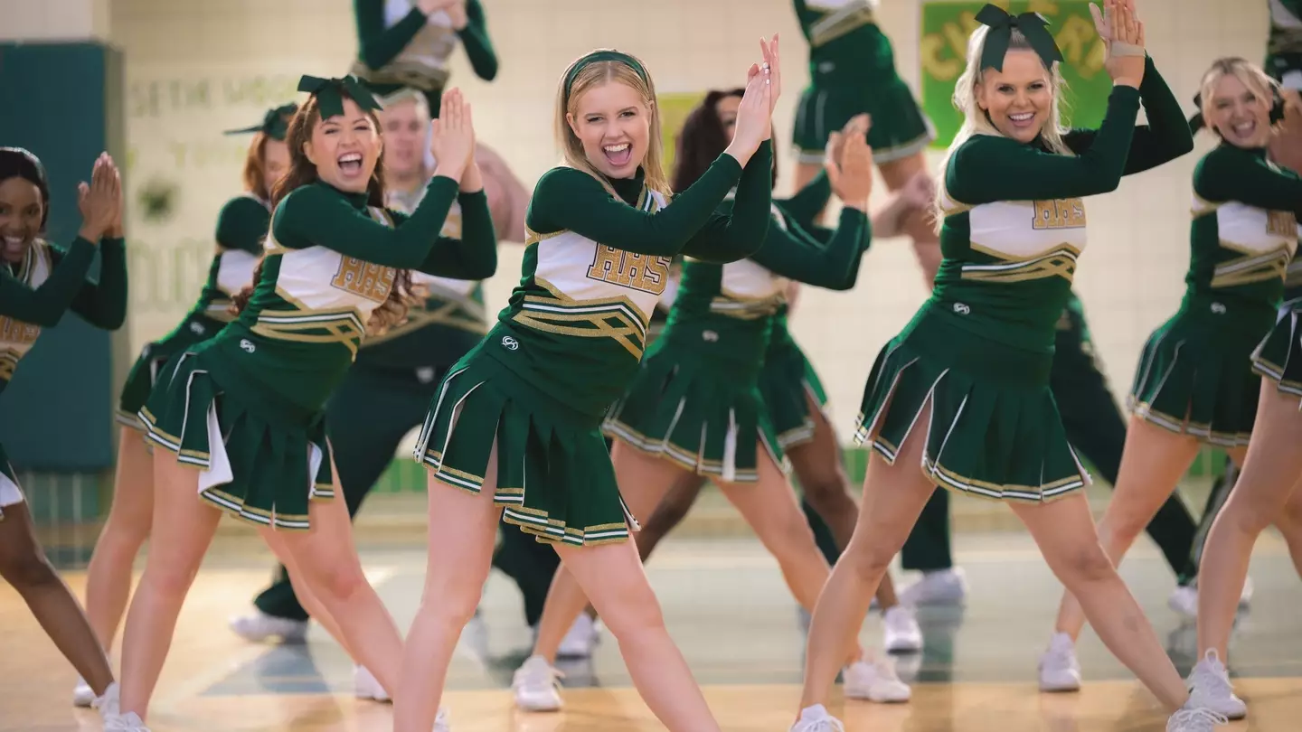 Young Steph, played by Angourie Rice, performs to A Moment Like This.