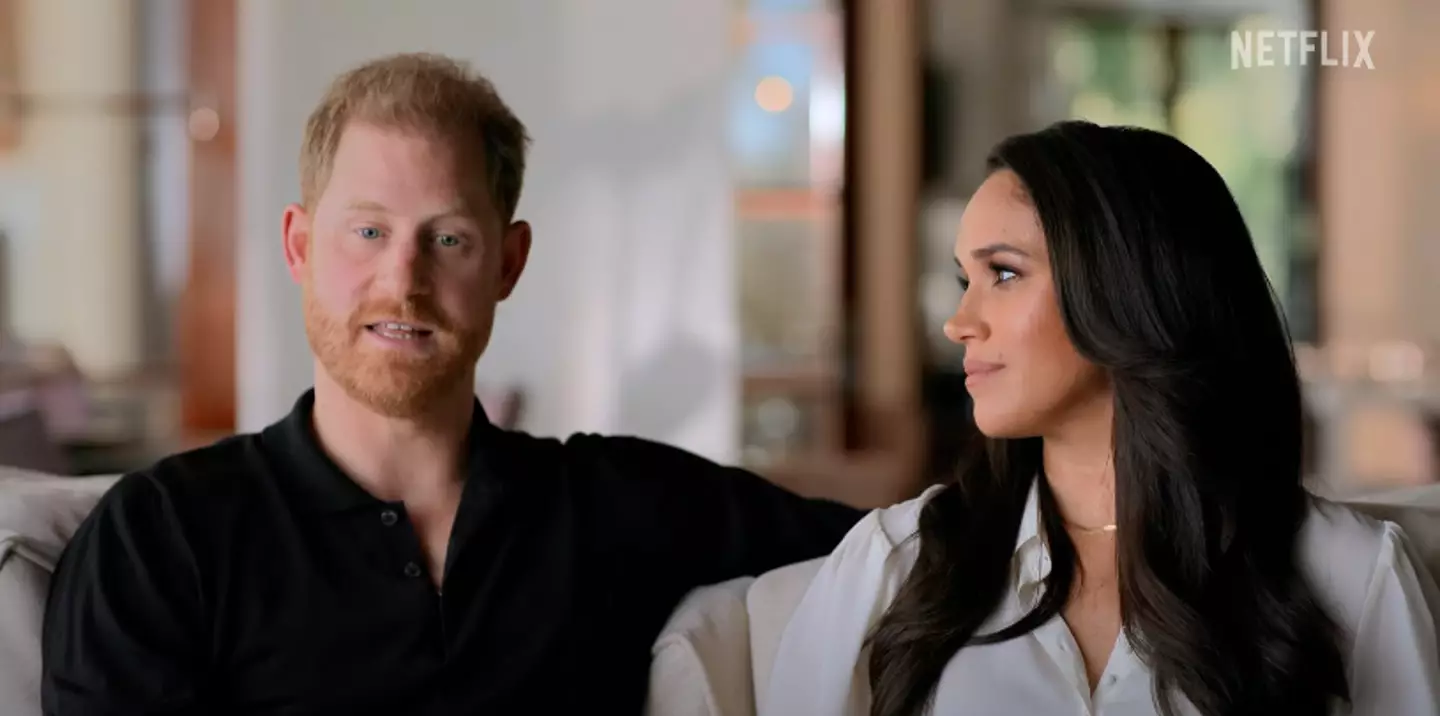 Prince Harry compared his wife's struggles to those of his mother's.