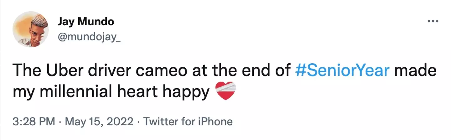 Fans took to Twitter to share their thoughts on the movie moment.