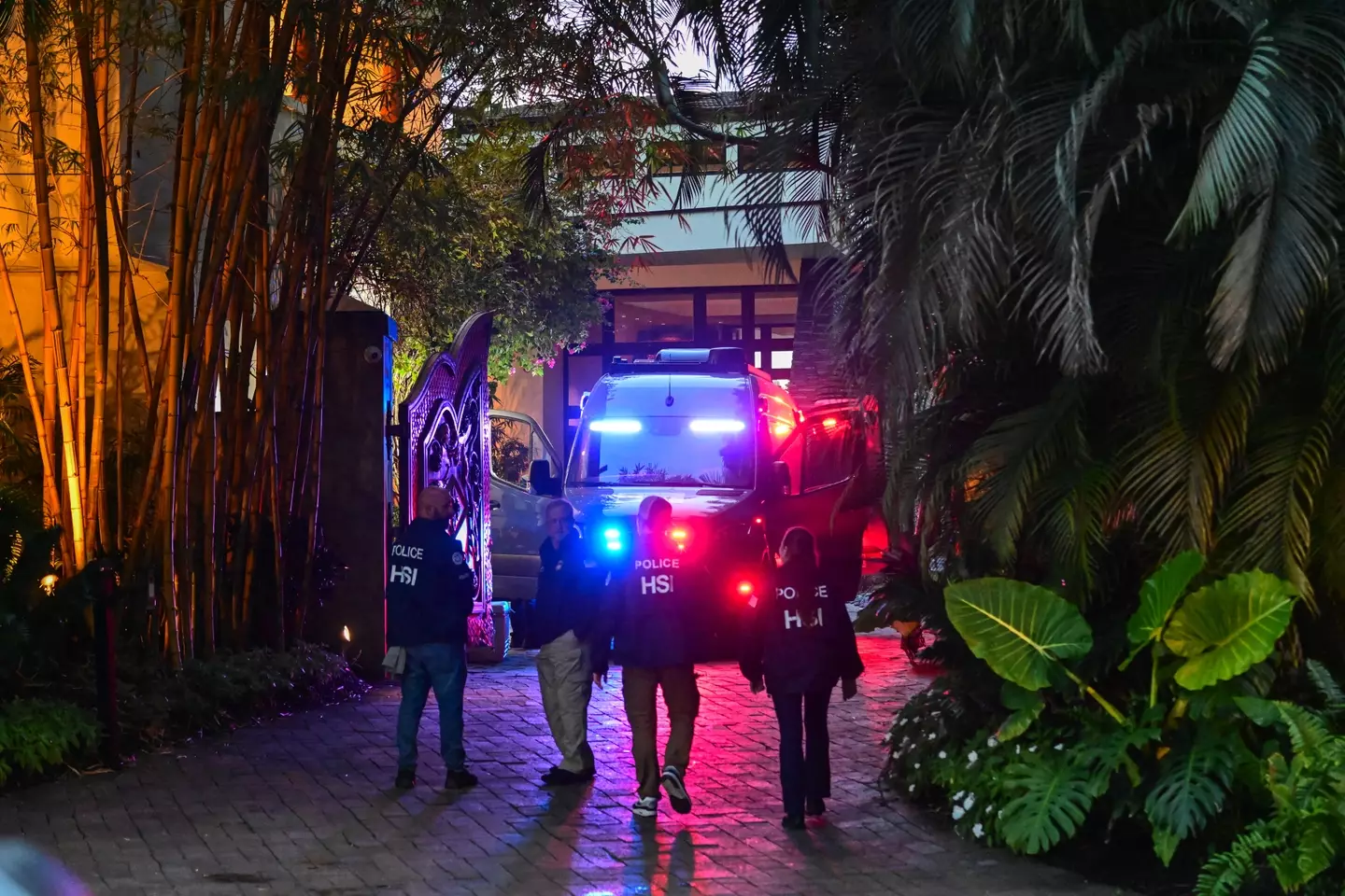 Diddy's home was raided by Homeland Security (GIORGIO VIERA/AFP via Getty Images)