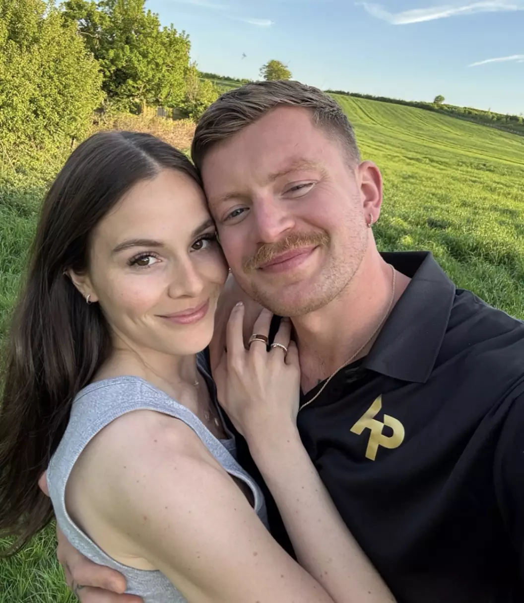 Adam and Holly tied the knot last December (Instagram/@hollyramsaypeaty)