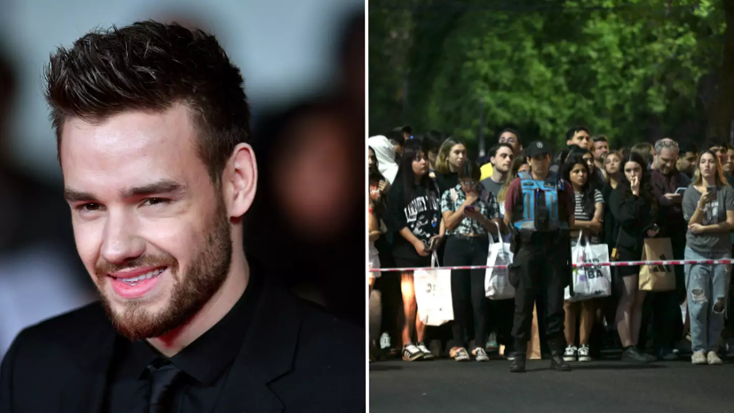 Fans gather to pay tribute outside of hotel where Liam Payne was found dead