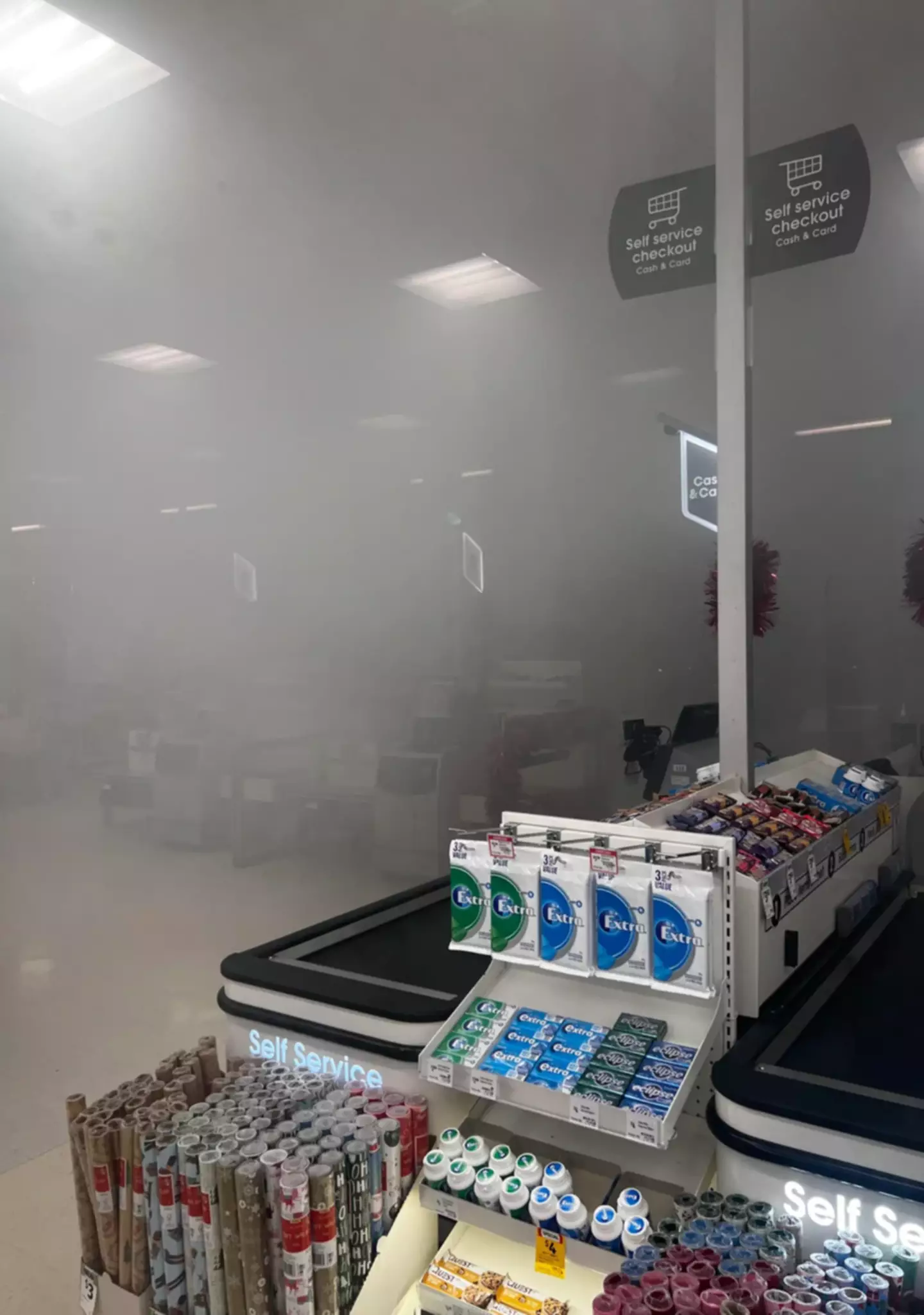 Coles has rolled out anti-theft fog machines.